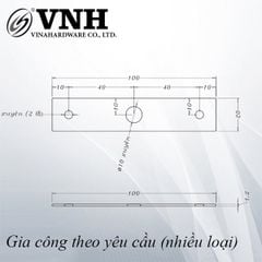 Pat (bas) sắt 100x20x1.2mm - VNH1002012P
