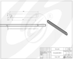 Pat (bas) nẹp thẳng bảy màu 16x170x2.0mm - BB1016