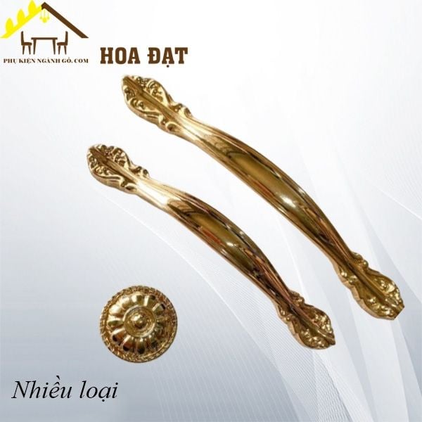 Tay nắm cổ điển, màu vàng - HD0915V96