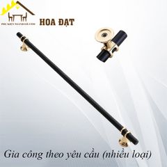 Tay nắm hợp kim, màu đen chân vàng - HD0150D800