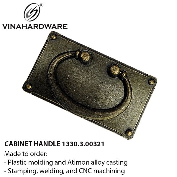 Tay nắm khoen atimon