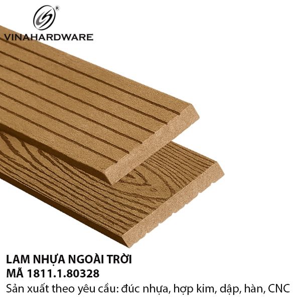 Tấm lam nhựa composite giả gỗ ngoài trời