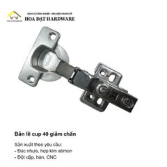 Bản lề cup 40 giảm chấn, đế tháo nhanh VNT - H0048A
