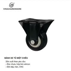 Bánh xe tủ một chiều, màu đen Vinahardware - CT5073