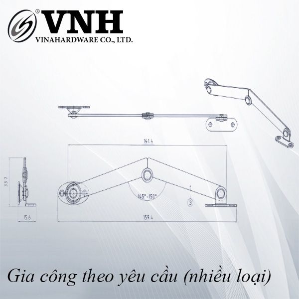 Tay nâng sắt, xi niken - VNH1593416NK