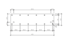 Pat (bas) sắt sơn đen mờ Vinahardware - VNH5444655B