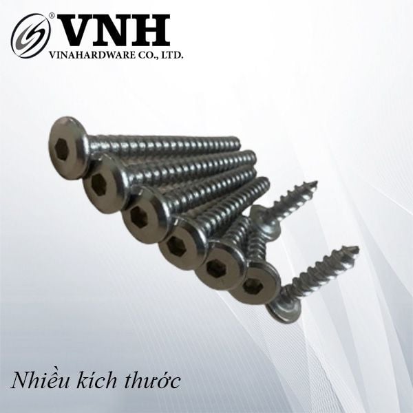 Vít gỗ lục giác chìm M7, inox 304 - VGLGC760IN