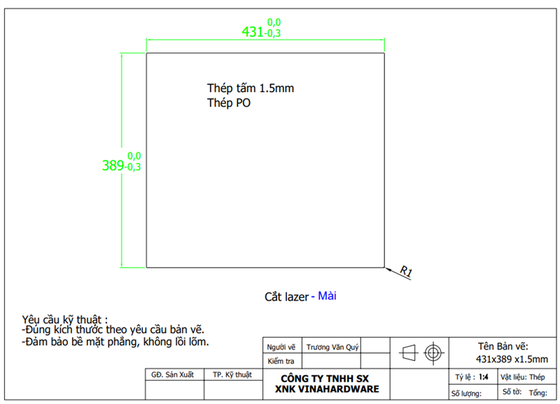 Sắt tấm - HDMF382 - VNH431389