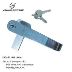 Khóa cho cửa tủ công nghiệp, hợp kim kẽm Vinahardware - KT10405