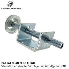 Bộ tăng chỉnh M10 khóa lục giác kèm pat chữ U dày 3mm