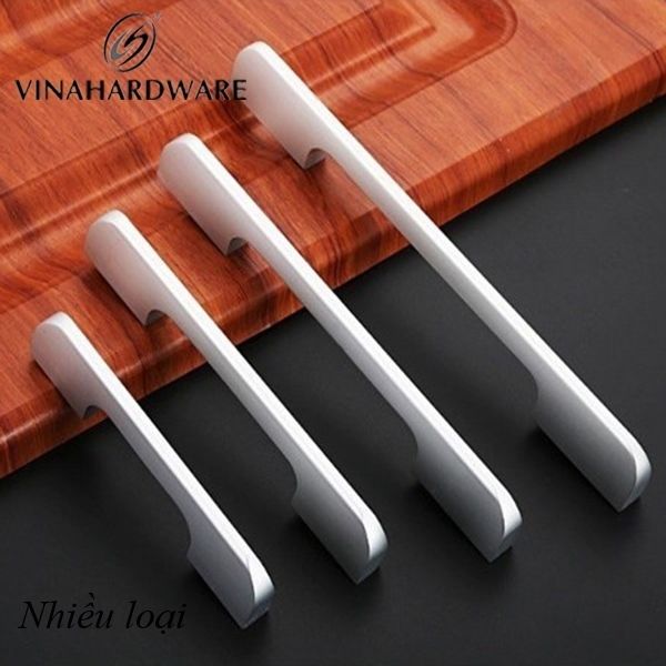 Tay nắm tủ màu nhôm mờ, hàng nhẹ - HD0403M500