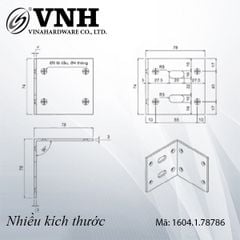 Pat (bas) ke sắt, sơn đen mờ - VNH78783B - HDBF718