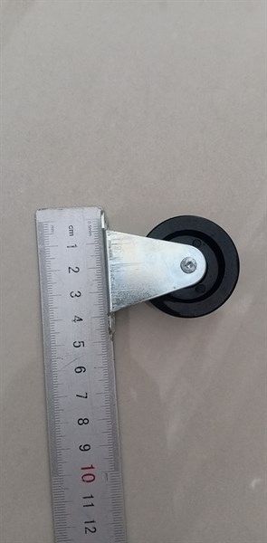 Bánh xe tủ một chiều, màu đen Vinahardware - CT0965D40