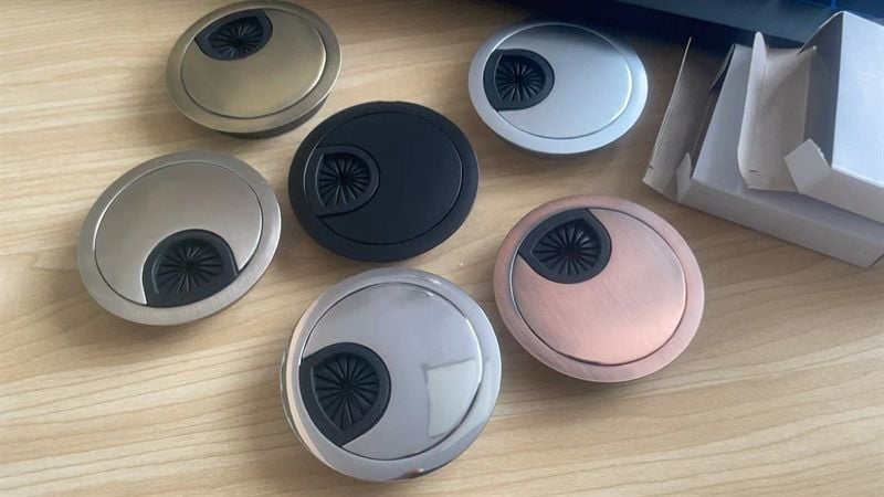Nắp Luồn Dây Điện Mặt Bàn Mạ Crom – Mã 2800.2.00509