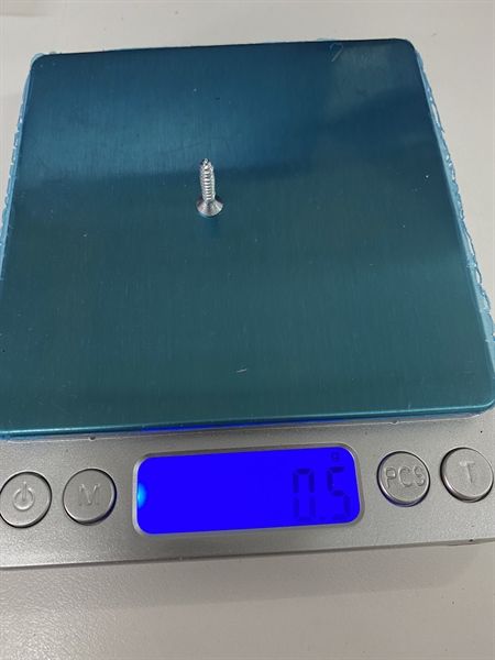 Vít đầu bằng ren nhuyễn M3, màu trắng ZS325Z