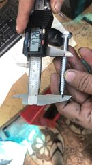 Vít phong M8 đầu lục giác ngoài, màu trắng-ZP860