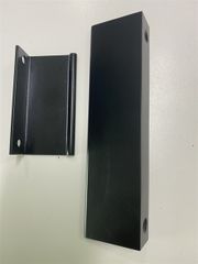 Tay nắm nhôm hình L, sơn đen - HD5776B