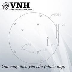 Pat (bas) tròn, inox 201 - VNH250I