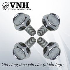 Bulong đầu bông M6, màu trắng Vinahardware - BHO630Z1 - FB630Z1
