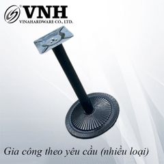 Chân bàn cafe chân trụ 700mm, gang đúc - VNH70023B