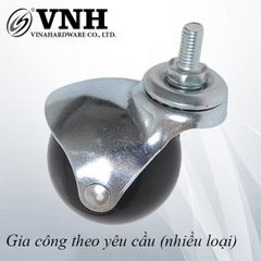 Bánh xe cầu tròn, loại ty ren, màu trắng Vinahardware - CT2640TT