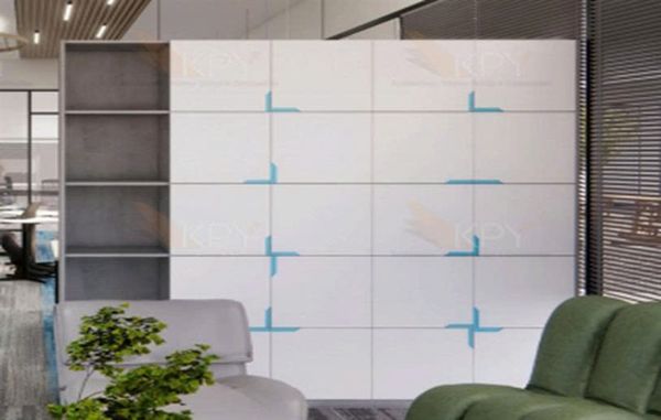 Tủ Locker ván MDF màu trắng - VNH2200400T