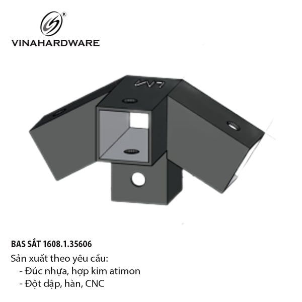 Pat (bas) sắt, sơn đen mờ Vinahardware - VNH69352B