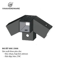 Pat (bas) sắt, sơn đen mờ Vinahardware - VNH69352B