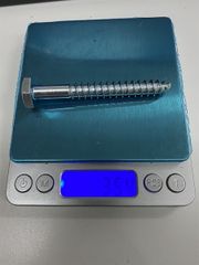 Vít phong M10 đầu lục giác ngoài, màu trắng-ZP1080