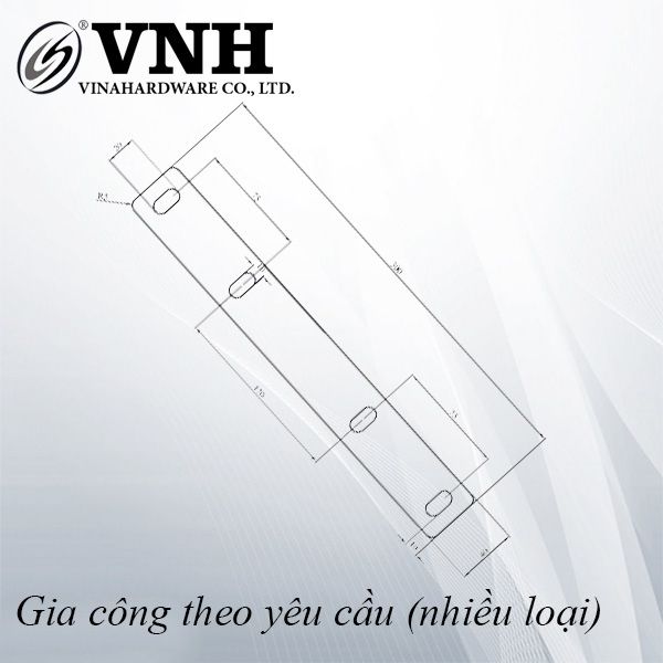 Pat (bas) sắt, sơn đen tĩnh điện - VNH300405P