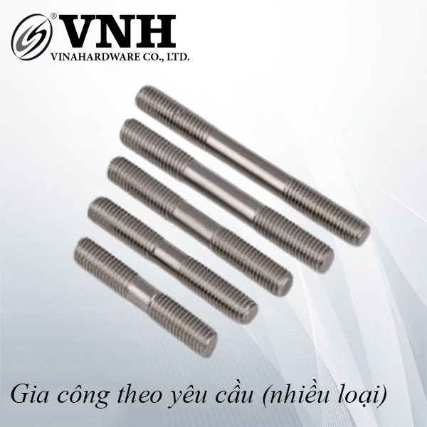Ty ren hai đầu bulong, inox304 Vinahardware - DES640IN