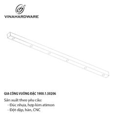 Vuông đặc, sơn đen mờ Vinahardware - VNH1212350B
