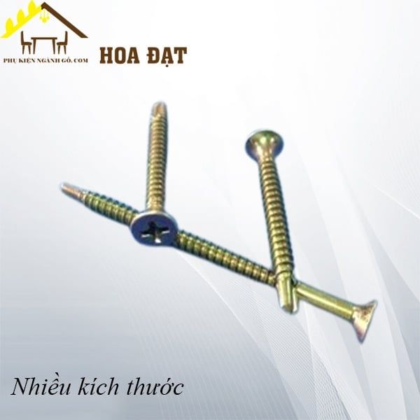 Vít khoan sắt M4, đầu bằng đuôi cá, bảy màu-SC2460Z21