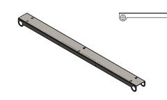 Pat (bas) sắt sơn đen mờ Vinahardware - VNH1500114B