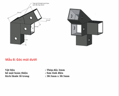 Pat (bas) sắt, sơn đen mờ Vinahardware - VNH69352B