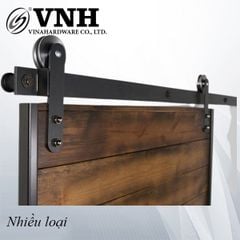 Phụ kiện cửa lùa ray 2 mét, không kèm phụ kiện bánh xe - VNH001236