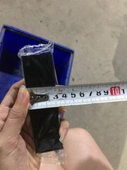Tay nắm âm tủ nhôm, hàng loại nhẹ, màu đen Vinahardware -HD06D1000