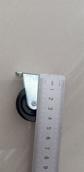 Bánh xe tủ một chiều, màu đen Vinahardware - CT0965D40