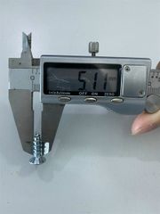 Vít đầu bằng răng nhuyễn M6, màu trắng-ZS625SN