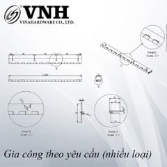 Bản lề piano bản sơn ED Vinahardware - VNH38300ED