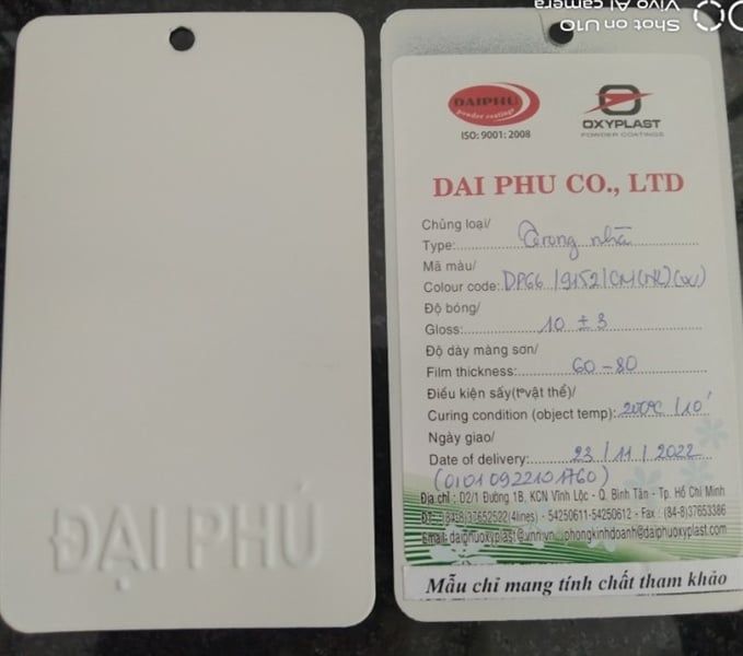 Bột sơn tĩnh điện Vinahardware – Mã 1501.3.0001