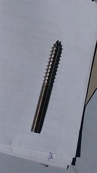 Vis 2 đầu răng M8x80mm, inox 304 - DES880I