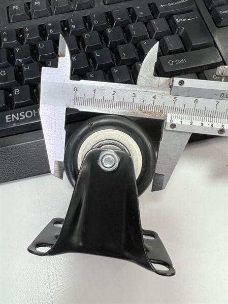 Bánh xe tủ một chiều, màu đen Vinahardware - CT5073