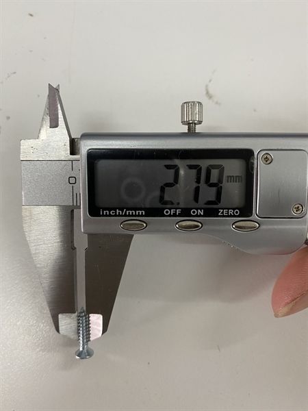 Vít đầu bằng ren nhuyễn M3, màu trắng ZS325Z