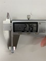 Vít đầu bằng ren nhuyễn M3, màu trắng ZS325Z