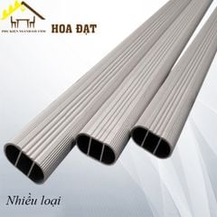 Thanh treo quần áo bằng nhôm oval lõi gia cố – Mã 3602.4.30000