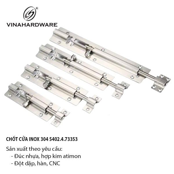 Then chốt gài cửa, inox 304 Vinahardware - DC1358I3
