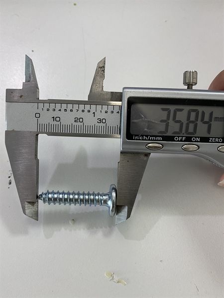 Vít gỗ lục giác chìm M7, màu trắng - VGLGC735W