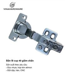 Bản lề cup 40 giảm chấn, đế tháo nhanh VNT - H0048A