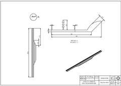 Tay nắm hợp kim nhôm nhẹ, màu đen Vinahardware -HD0401D800